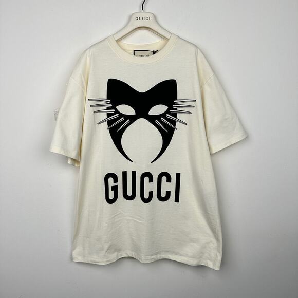 NWT Gucci Manifesto Oversized T-Shirt in White Size L - Picture 5 of 16